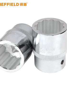 钢盾 SHEFFIELD S012819 19mm系列公制12角标准套筒19mm