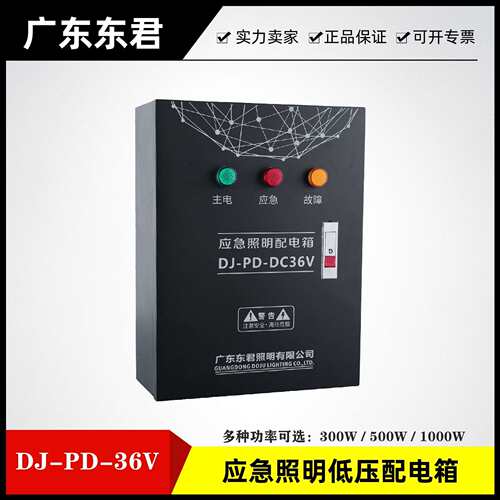 广东东君应急照明低压配电箱 集控 DJ-PD-36V