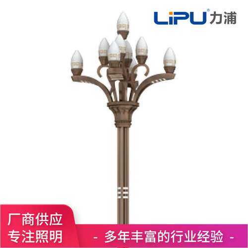 厂家定 制中华灯LED玉兰灯广场庭院景观灯防水户外高杆灯庭院路灯