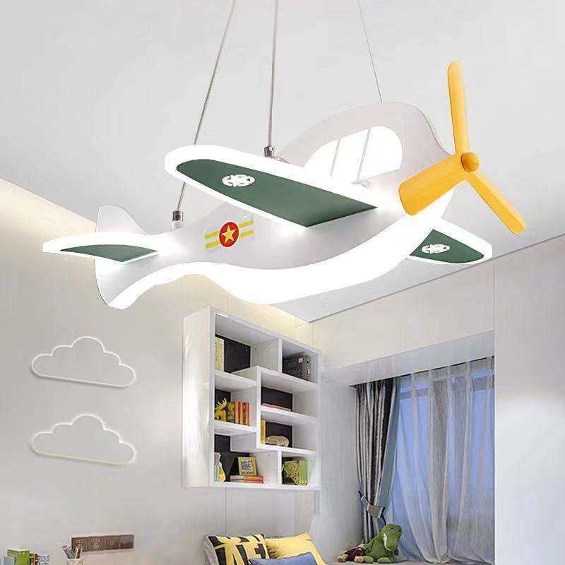 儿童房吊灯男孩飞机创意个性卧室房间灯护眼led北欧现代简约灯具,玩具/童车/益智/积木/模型,遥控车升级件/零配件,淘宝优惠券,粉丝福利购,淘宝优惠卷