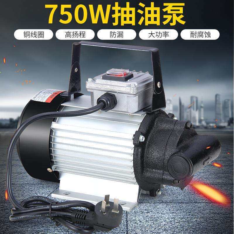 灼濛 电动抽油泵柴油12v24v220v自吸泵液压油抽油机机油泵齿轮泵