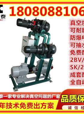 2BE罗茨水环真空机组泵发电系统新型电厂真空机组 5-12MW