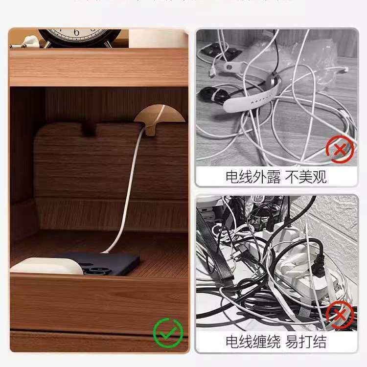 床头柜实木窄柜家用卧室夹缝超窄创意迷你小柜子简约奶油风收纳柜