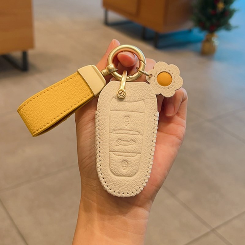 雪铁龙世嘉钥匙套hc5车c4l女c3xr爱丽舍c4凡尔赛c5x扣c6天逸c2包