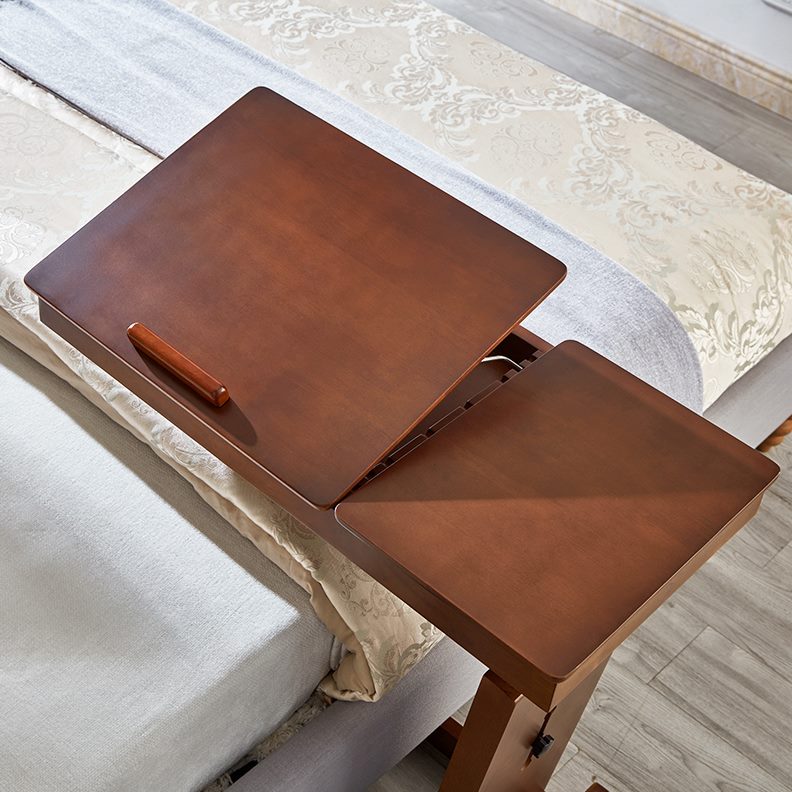 可移动边桌卧室升降前学习桌桌实木床懒人床桌折叠电脑桌沙发边几