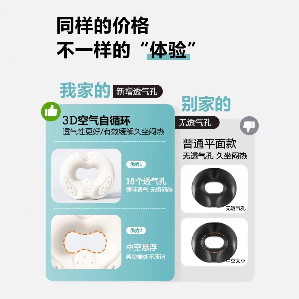 垫骨折骶骨屁股痛受伤肛瘘尾椎减压坐垫专用尾椎防保护痔疮垫术后