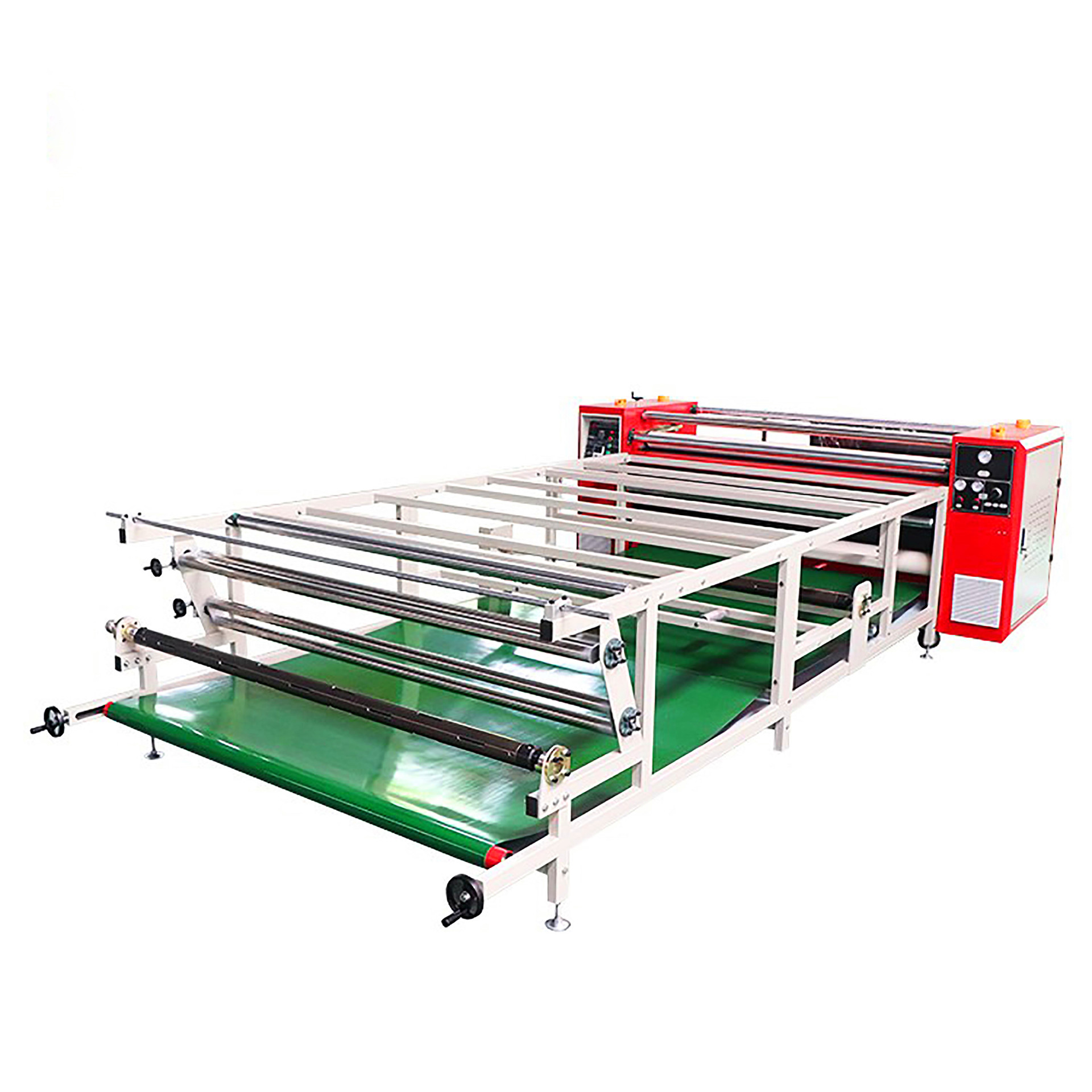 1.9米420油温滚筒热转印机匹布面料热升华热转印机 烫画印花设备