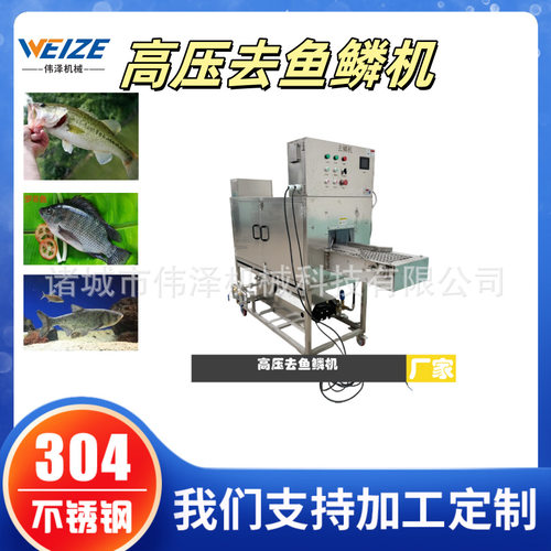 高压水去鱼鳞机 黄花鱼 鲈鱼 鮸鱼脱鱼鳞机器 效果好不伤皮