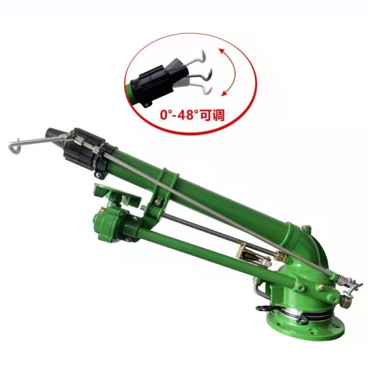 【沣收】0-48°FSN50ADJ喷嘴仰角可调新款涡轮蜗杆喷枪