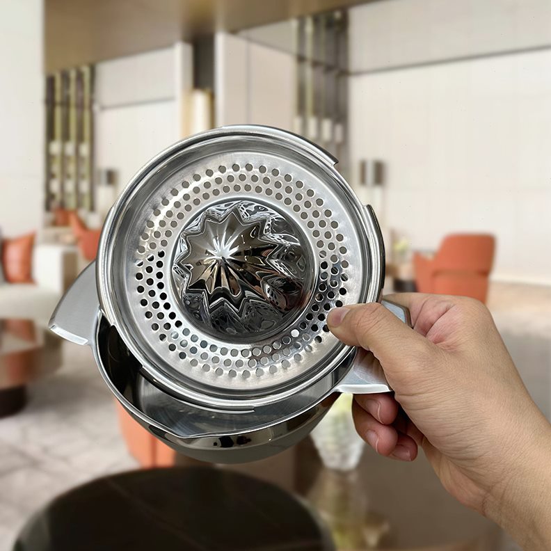 压榨手压式不锈钢30多功能橙子榨汁器果汁柠檬压汁器器汁4手动器