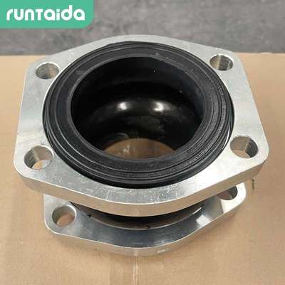 NG耐油橡胶软连接NBR Rubber Expansion Joint菱形法兰橡胶软接头