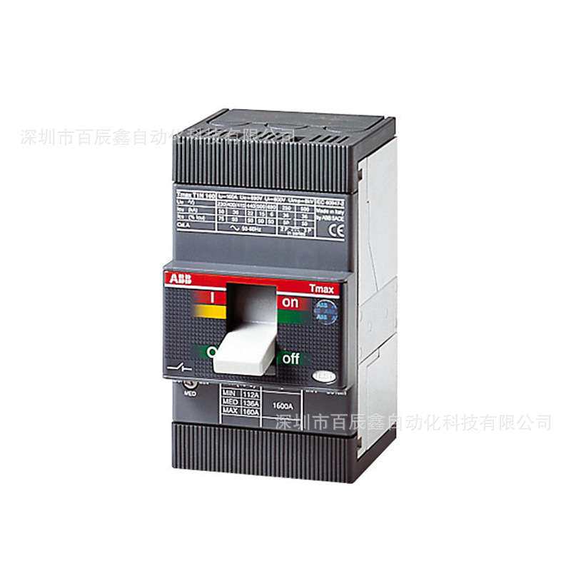 ABB Tmax 直流塑壳断路器T2N160 DC TMD80 FFCL 3P 10133594