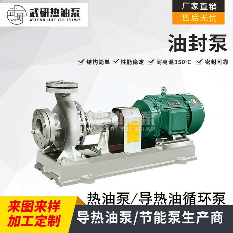 导热油泵WRY100-65-210轴功率15.7KW武进热油泵武研耐高温增压泵
