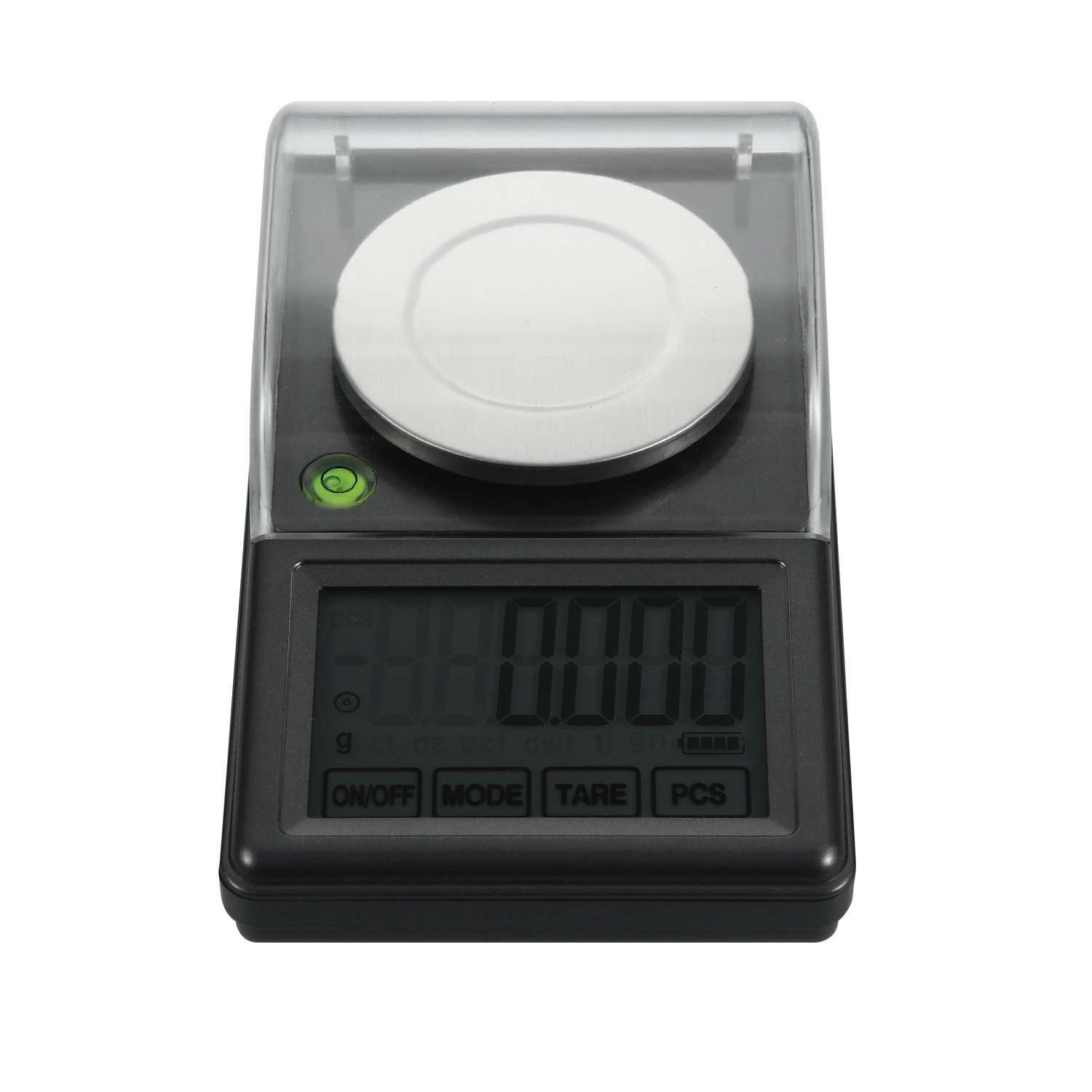 大屏背光触摸电子珠宝称 100G高精度0.001G黄金克拉秤 带水平仪