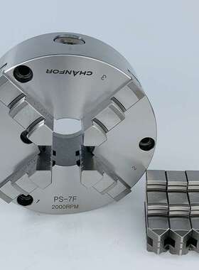 千鸿精密卡盘四爪夹头（日标）PS-07 PSK-07车床卡盘四轴卡盘