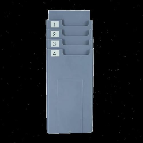 插卡打卡库存物料物资架考勤员工架仓库货架4位槽卡伸缩多功能