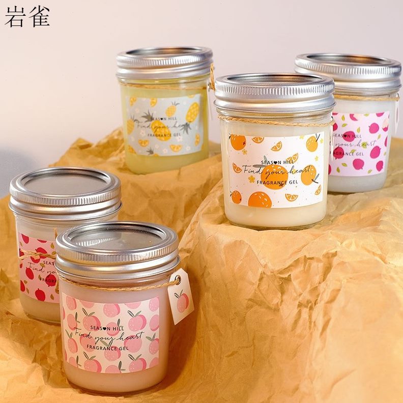 菠萝桃子荔枝汽车香膏橙子持久车用香薰车内除味持久车载固体香水