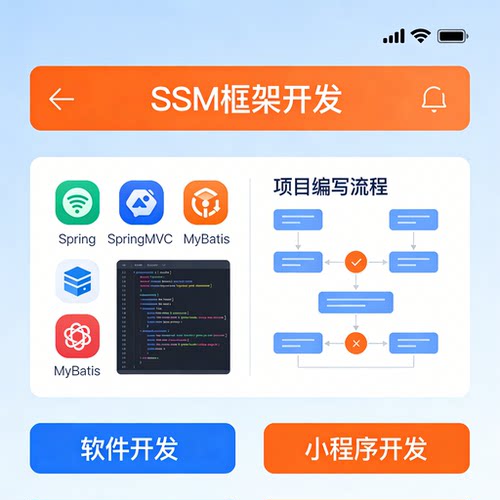 SSM 框架开发 Spring+SpringMVC+MyBatis 项目编写