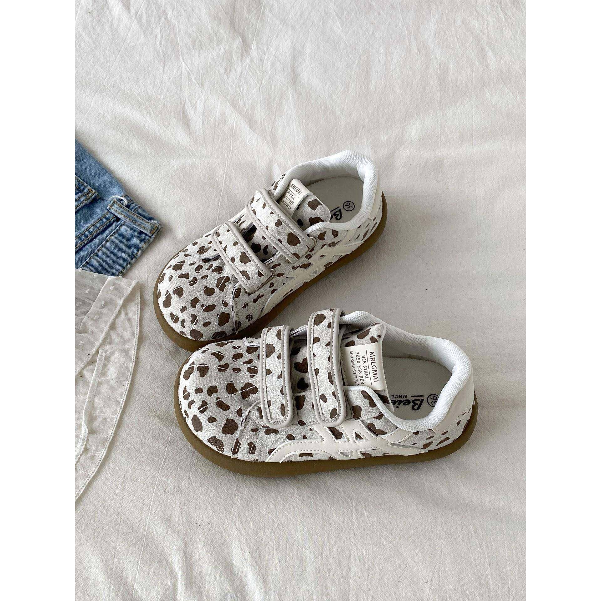 丑萌波点魔术贴德训鞋女2025新款秋冬小众鞋子覆古贝壳头板鞋,女鞋,休闲板鞋,淘宝优惠券,粉丝福利购,淘宝优惠卷