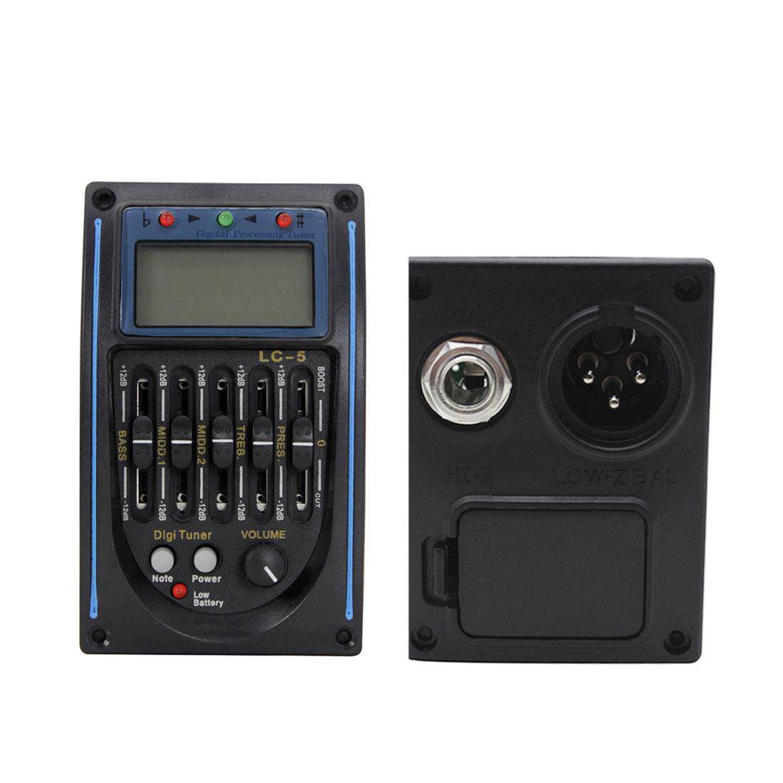 吉他EQ五段液晶拾音器eq电箱器民谣吉他古典吉他木吉他拾音器