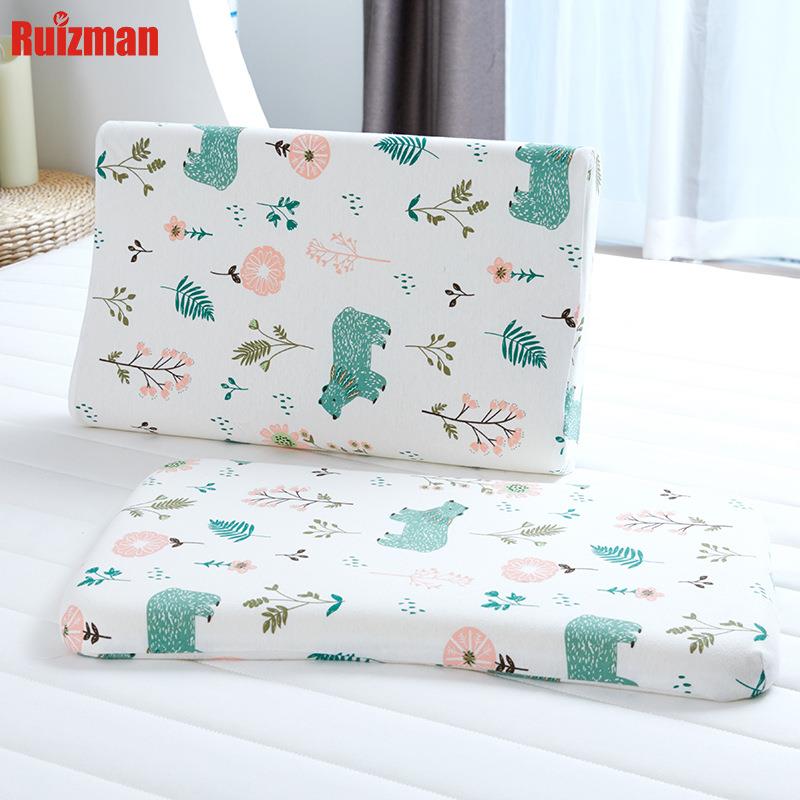 记忆棉儿童枕A类1-3-6岁纯棉太空记忆枕幼儿园宝宝慢回弹枕头