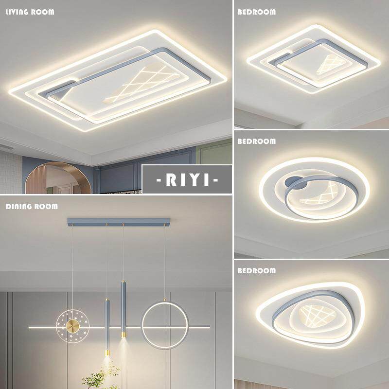 客厅主灯现代简约吸顶灯全屋灯具套餐组合卧室餐厅灯饰广东中山