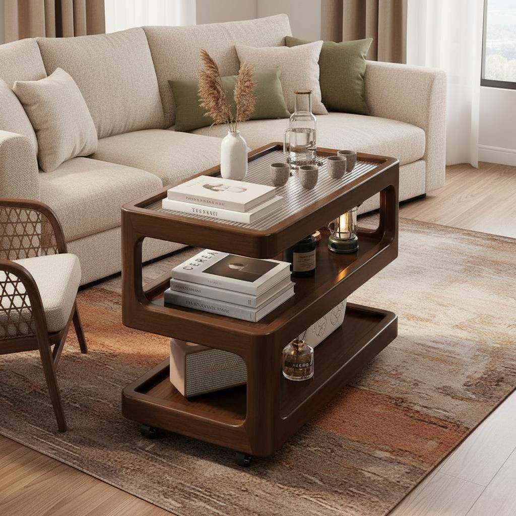 边几边柜现代简约客厅小型实木沙发小茶几家用客厅卧室创意床头柜