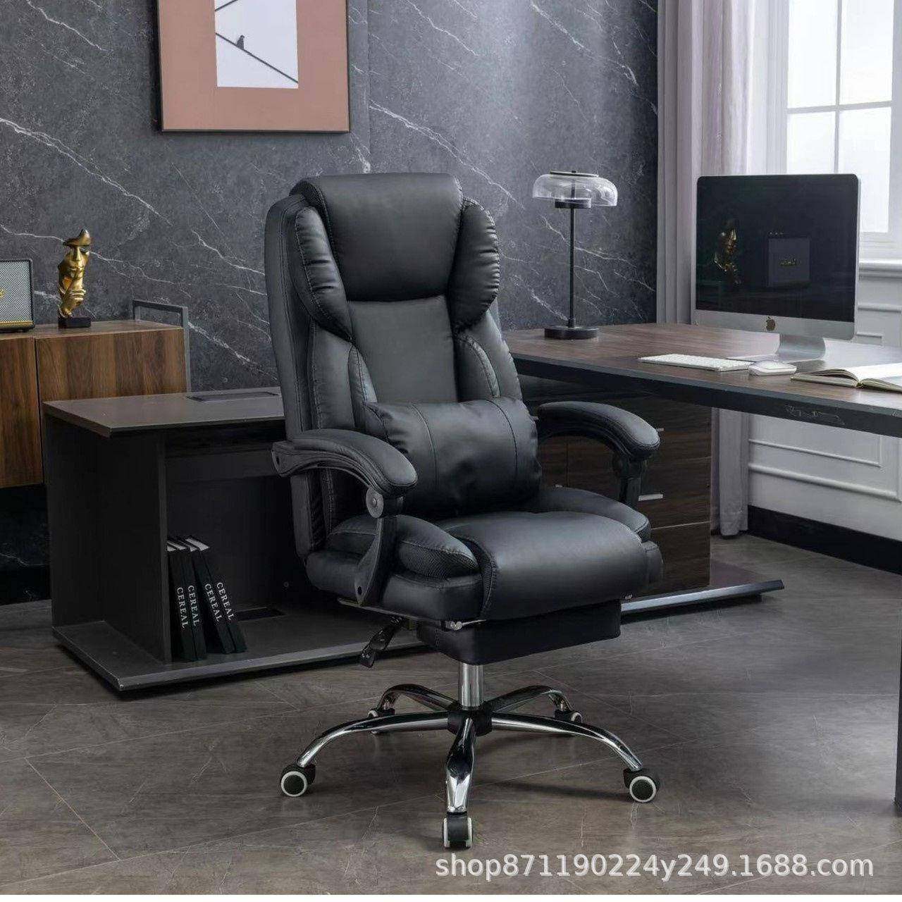 办公椅舒适久坐老板椅家用护腰可躺人体工学椅书房书桌靠背电脑椅