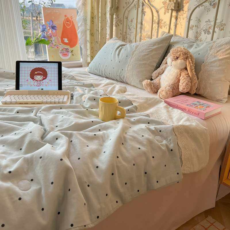 2025新款A类夏季夏天蕾丝花边大豆纤维被夏凉被床单四件套,电子元器件市场,其它元器件,淘宝优惠券,粉丝福利购,淘宝优惠卷