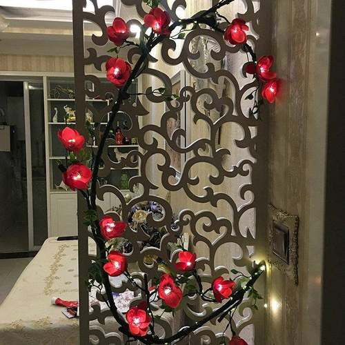 家居led铜线花藤灯创意小夜灯客厅创意灯具走廊壁灯家用橱柜led灯