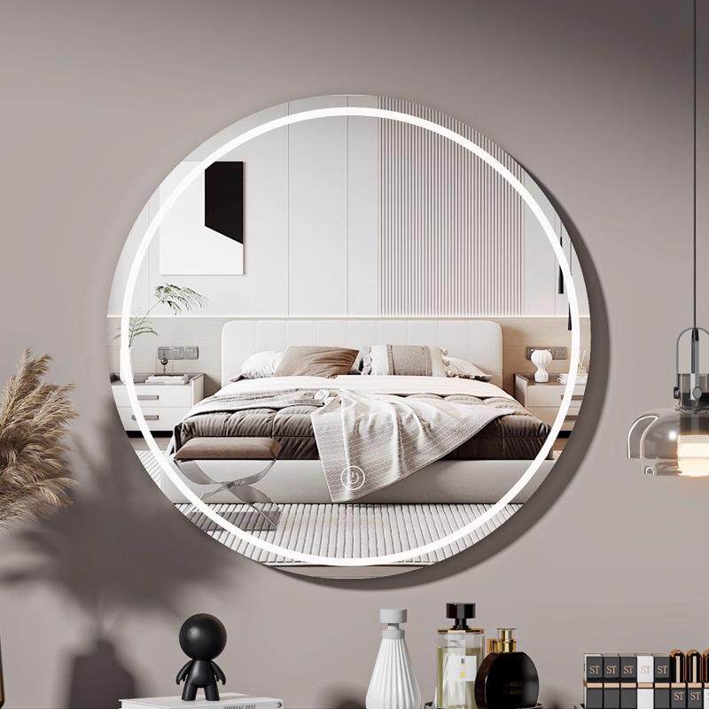 壁挂化妆镜桌面带灯LED智能镜挂墙式2025新款热卖主卧梳妆台镜子