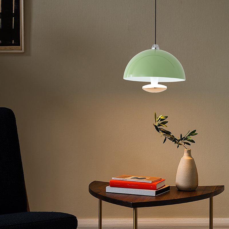 手扫感应床头吊灯现代简约奶油风卧室小吊灯可调节升降吧台餐厅灯