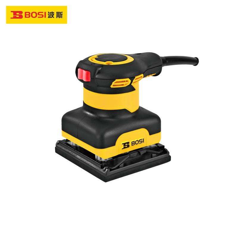 波斯砂光机手持式电动砂纸打磨机木工无尘干磨机木材抛光神器工具图片