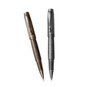 金属中性笔重手感签字铜杆磨砂质感雕花腐蚀重工艺商务签名笔