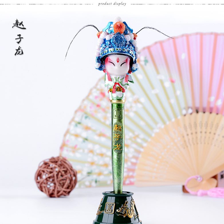 脸谱外事脸谱礼物京剧脸谱人物中国特色圆珠笔小礼品送老外摆件笔