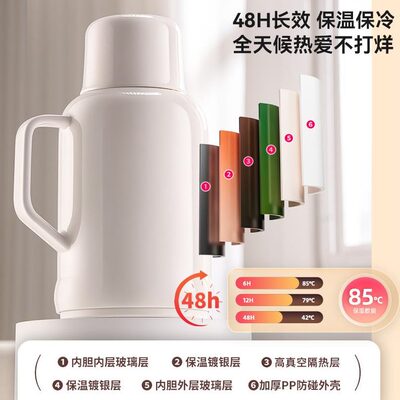 小型暖迷你暖壶保温壶学生玻璃车载小水瓶宿舍开水瓶小办公室内胆