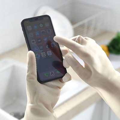 家务干夏季丁晴刷活洗碗手套女服丁腈洗衣耐用型乳胶防水厨房橡胶