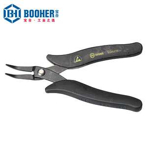 Booher宝合工具防静电电子弯嘴钳115mm BH0346515