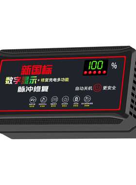 自动关机智能电动瓶车冲充电器60v48V72V伏20Ah84v12aH安30三轮车