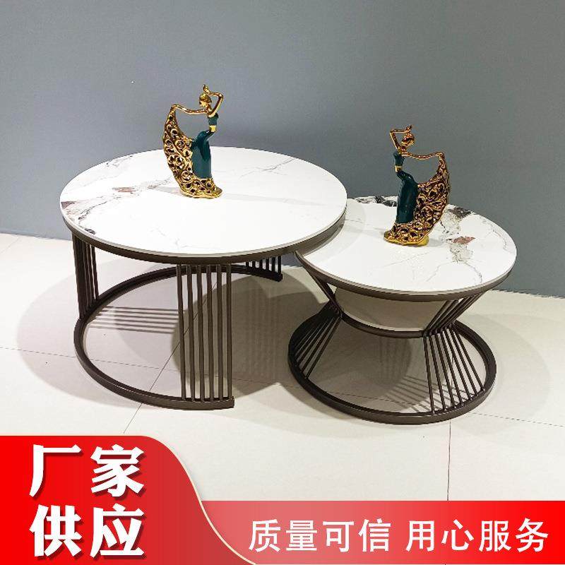 新款北欧轻奢岩板圆形茶几组合小户型客厅简约现代网红子母创意桌,鲜花速递/花卉仿真/绿植园艺,割草机/草坪机,淘宝优惠券,粉丝福利购,淘宝优惠卷