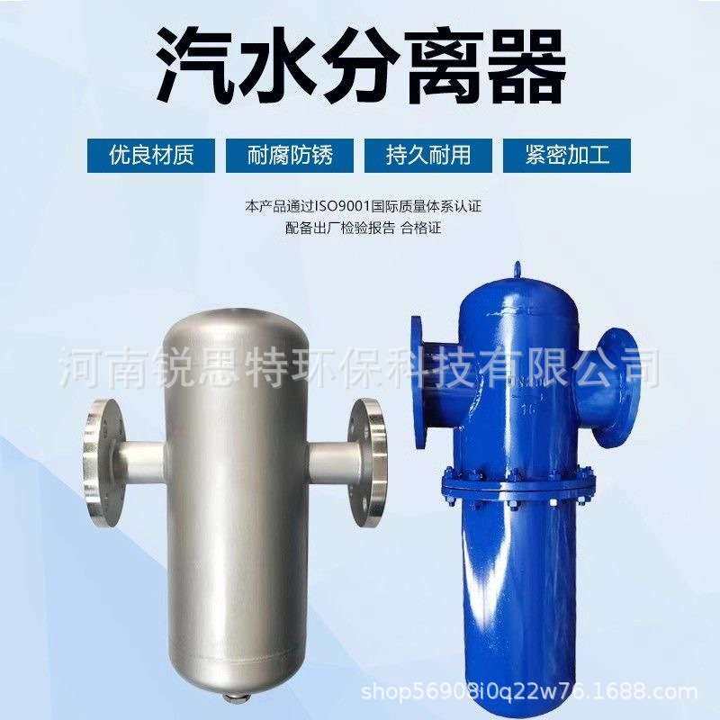 锐思特汽液分离器厂家生产旋风式气水分离器挡板式除水气液分离器