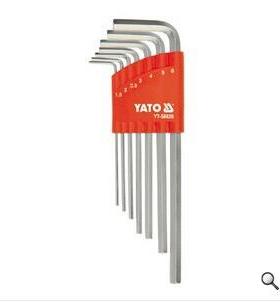 易尔拓YT-58826 7件加长平头内六角扳手组套 内六方扳手1.5-6MM