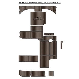 Crest 游艇船舶EVA柚木地板 Pontoons SLRC eBay热销 220 2019