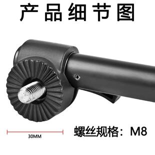 伟峰WF717摄影三角架云台通用手柄万向旋转延长杆相机双手柄支架