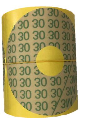 5寸362L背胶连碟卷30U（80片/卷）125mm背胶薄膜砂纸卷