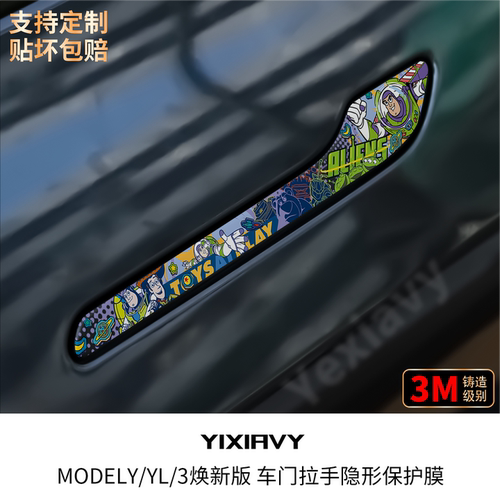 【TPU透明膜】门拉手保护膜配件