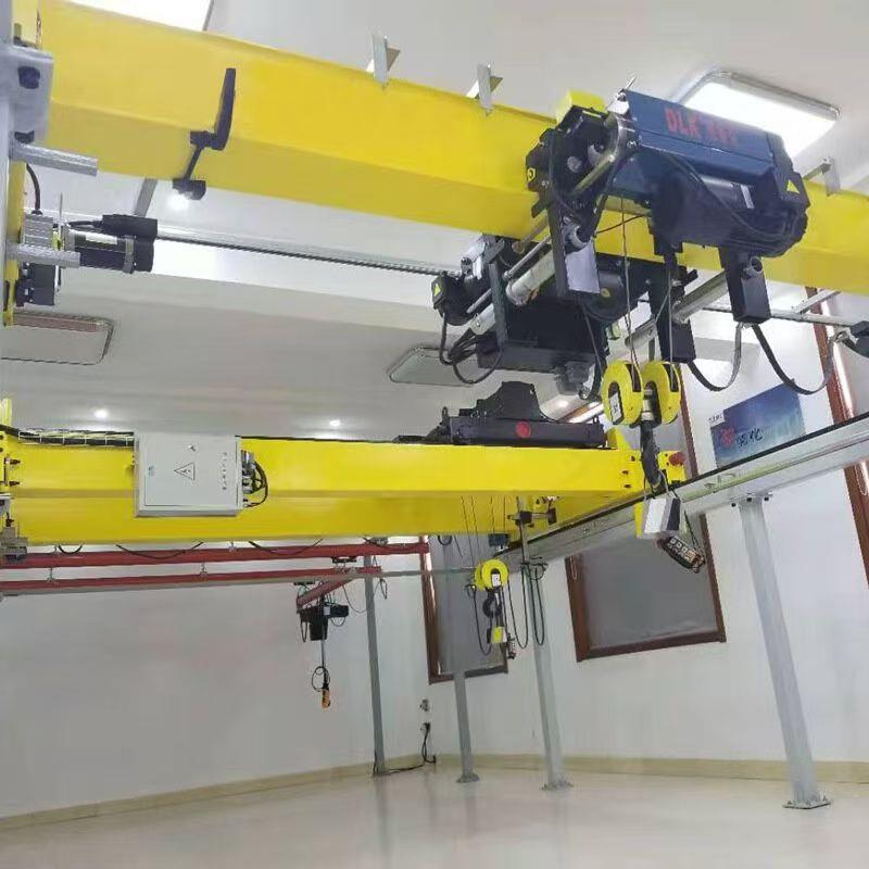 武汉单梁行车起重机制作厂家低净空超低空电动葫芦悬挂梁起重机厂
