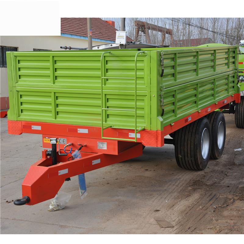 10吨农用自卸拖车拖拉机拖斗拖车翻斗自卸拖车拖拉机