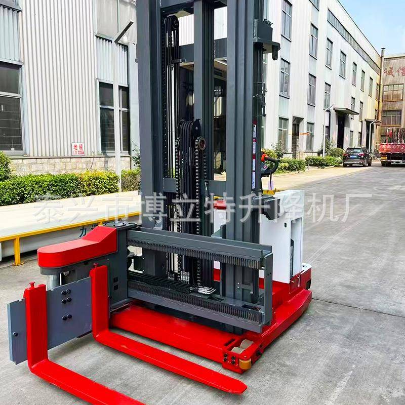 超窄巷道1.5/2吨站驾式全电动三向堆垛叉车小通道VNA仓储堆高车