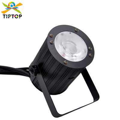 TIPTOP迷你舞台DMX帕灯50瓦COB手拉手铸铝Par 50W冷白暖白RGBW